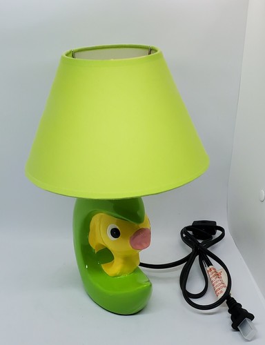Nursery Ceramic Fish Lamp (Green, Yellow, Pink) 12" High with Cord Toggle~NEW - Picture 6 of 11