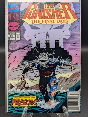   The Punisher #56 Early Quesada Art Final Days Marvel Comics 1991