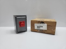 ALLEN-BRADLEY 800H-1HZ4R RED STOP PUSH BUTTON ENCLOSURE BOX SERIES C