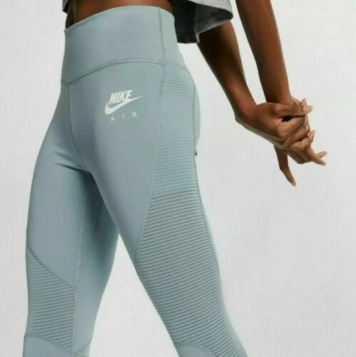 Women's Nike Air 7/8 Training Tights XL Aviator Gray Running Gym