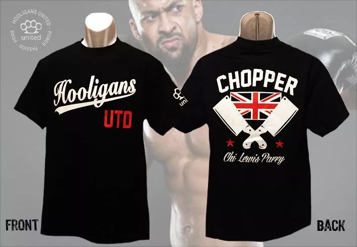 HOOLIGANS UNITED T-SHIRT Jersey Casuals MMA UFC GLORY CHOPPER CHI LEWIS  PARRY UK | eBay