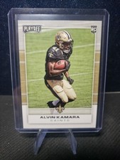 Alvin Kamara RC 2017 Panini Playoff Football #213 New Orleans Saints Rookie Card. rookie card picture