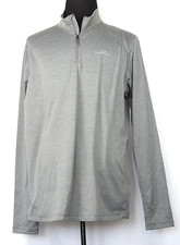 Paradox Gray Lightweight Polyester/Spandex Pullover Mock Neck Jacket Men's XL