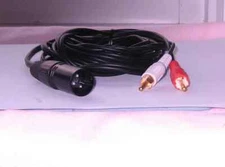  USA Custom@@ Made Choose Length Male to 2 RCA Male Audio Y Splitter Patch Cable
