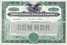United States Gypsum Company, Illinois, 1947 - Liczba wódki: 33 akcje