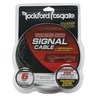 Rockford Fosgate RFI-6 Twisted Pair Signal 2 Channel RCA Interconnect Cable