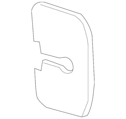 Cubierta del pestillo para Saab (N/P 12789058)