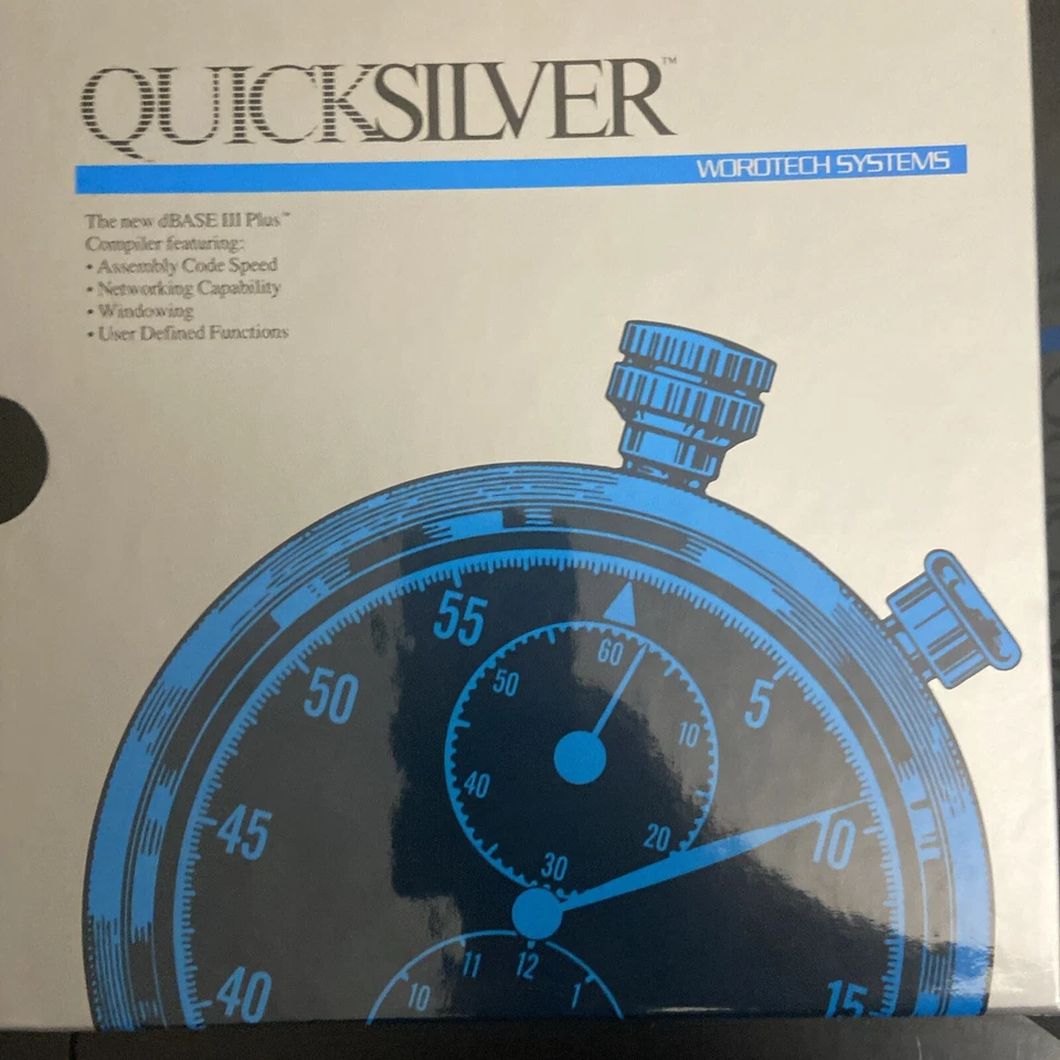 QUICKSILVER by Wordtech Systems. Compiler Software Box Set No CD/floppy - Image 4 of 4