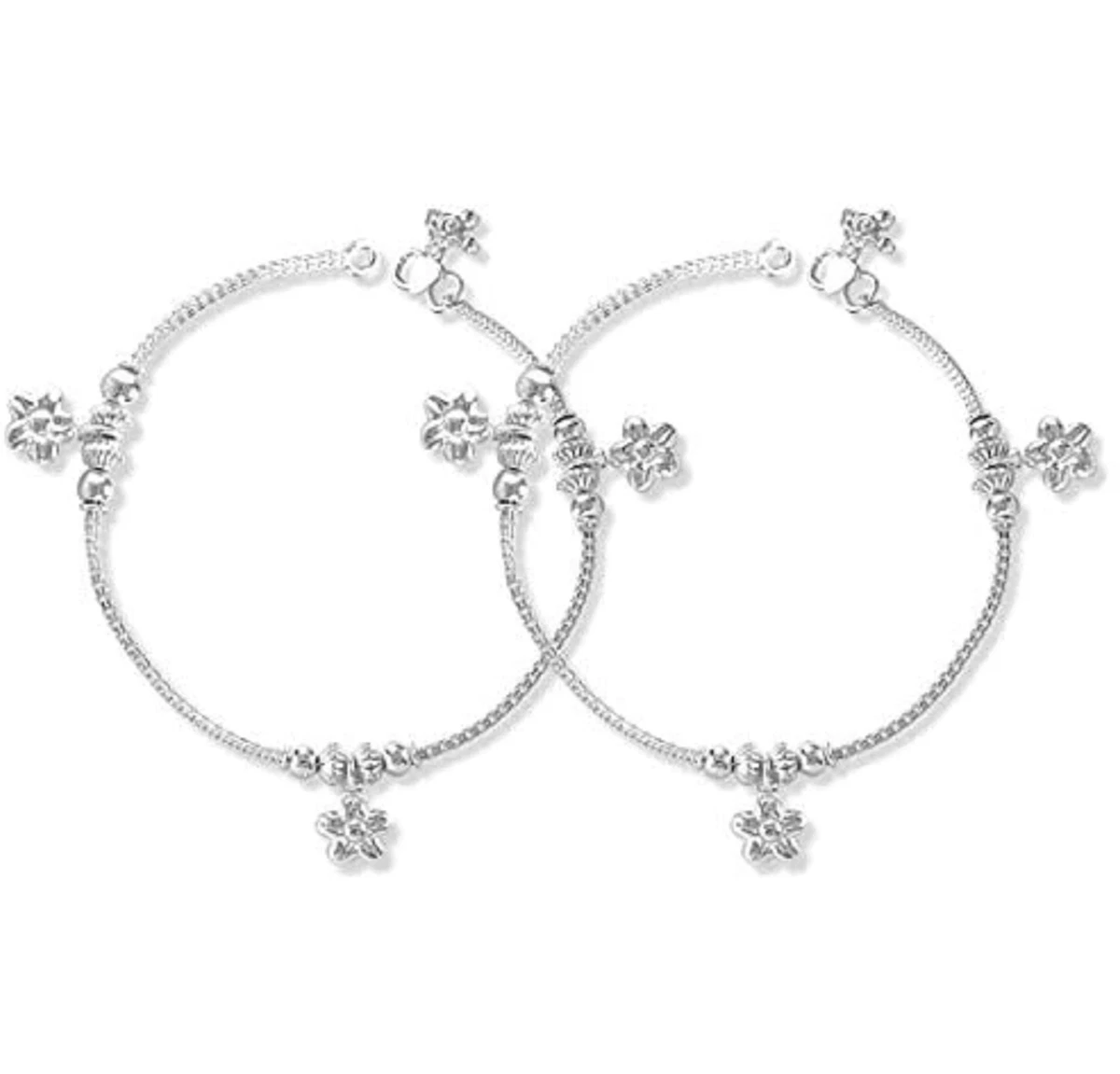 Platinum anklets for womens sale
