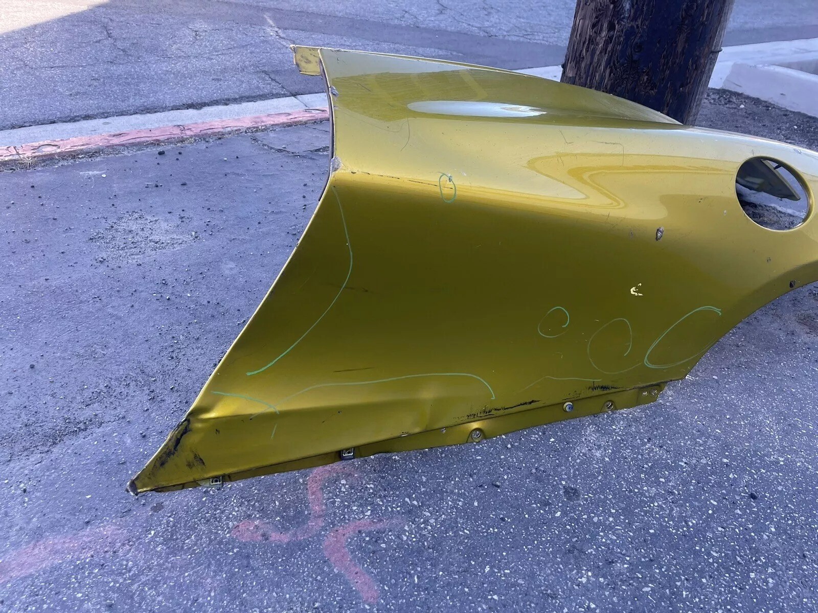 MCLAREN 720S LEFT SIDE QUARTER PANEL LH , DRIVERS SIDE US OEM