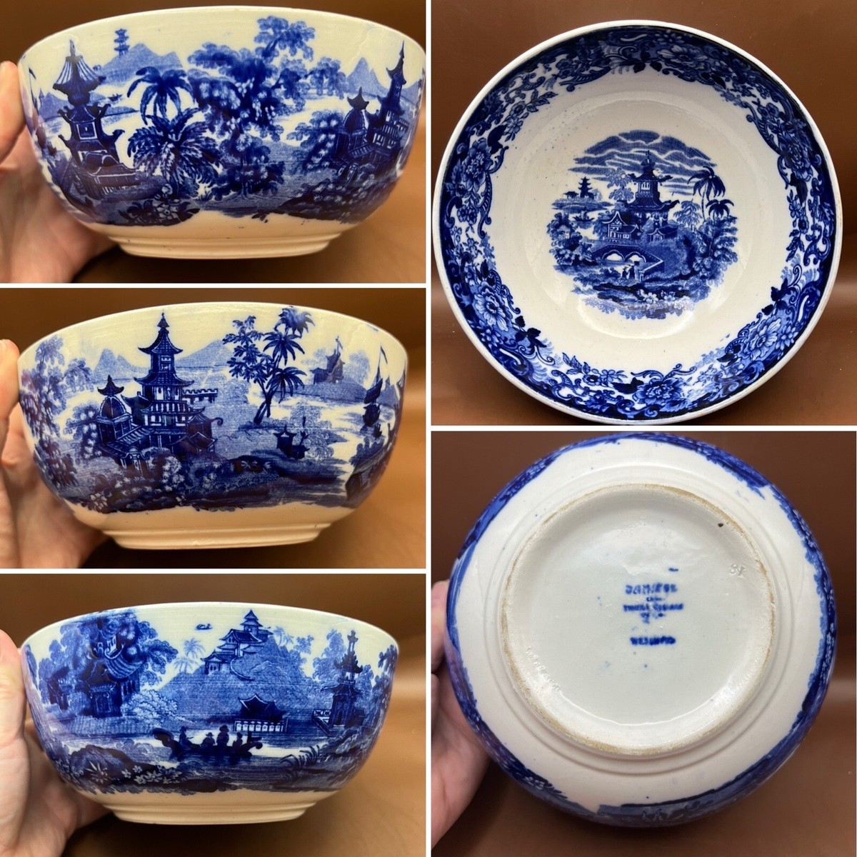 Antique Wedgwood 7.75” Bowl, Japanese Pattern C 1880 | eBay