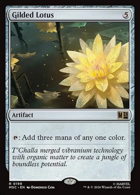Magic/MTG Vergoldeter Lotus MSC-199 Rare Deutsch NM