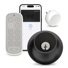 Level - Lock+ Connect with Keypad Smart Lock Bluetooth/Wi-Fi Replacement Dead...