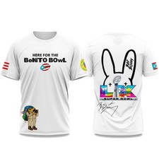 Here For The Benito Bowl 2025 Shirt, Bad Bunny Super Bowl LIX Collab Shirt