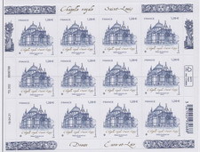 France/Feuillets de France - 2021 - No F32 - "Chapelle royale Saint-Louis" (**)