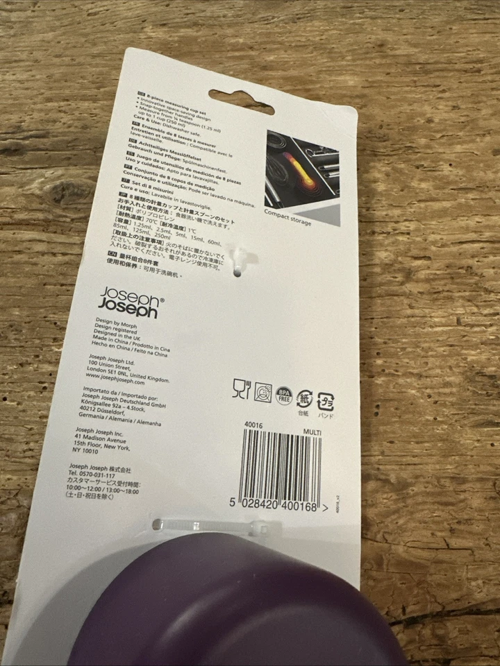 Joseph Joseph Juego de 8 tazas y cucharas medidoras medida nido Foto 3 de 4