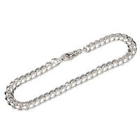 Armband 925 Sterling Silber 22Cm Panzerkette Oval Geschliffen Damen Armkette Neu