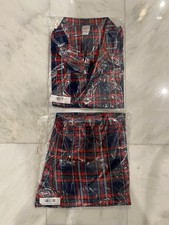 NWT Adult Plaid Pajama Set - Large Unisex