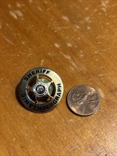 Metal Pin Sheriff Jim Pendergragh North Carol...
