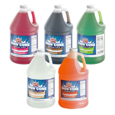 Carnival King 1 Gallon Snow Cone Syrup, Slushy Syrup