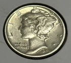 1943-P Mercury Dime - BU Uncirculated - 90% Silver - C