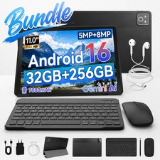 NEW Tablet Android 16 10.95 Inch 32GB RAM 256GB ROM 7800mAh WIFI IPS Widevine L1