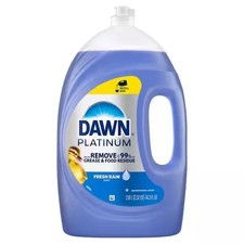 Dawn Platinum Fresh Rain Scent Liquid Dish Soap
