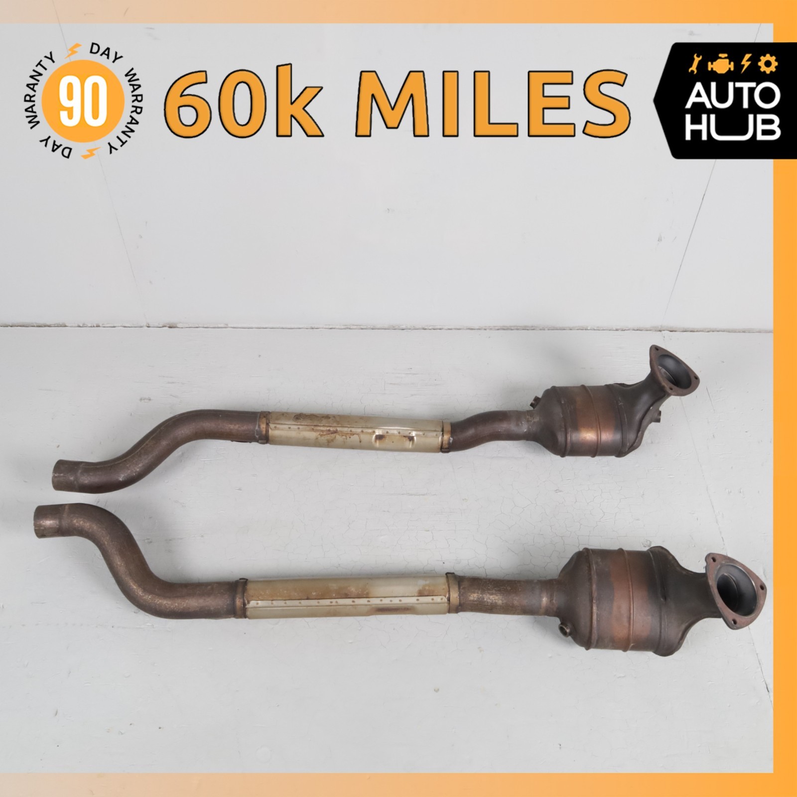 04-19 Maserati GranTurismo M145 Exhaust Downpipes Right & Left Set OEM 60k