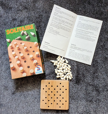 Solitaire Schmidt Spiele alte Ausgabe 6263090 Holz, wie neu