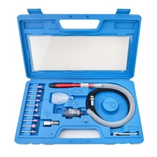 17pcs Micro Air Die Grinder Kit Pneumatic Pencil Die Grinder 1/8 and 3/32 Inc...