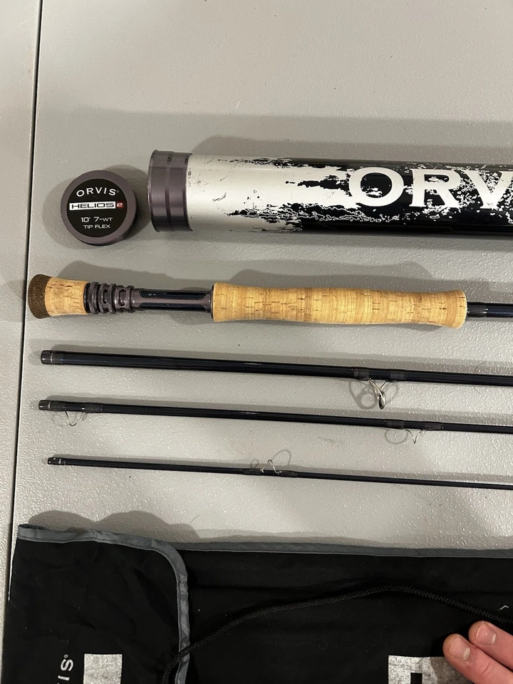 Orvis Helios 2 10ft 7wt Fly Fishing Rod Graphite Tip Flex - Image 3 of 4