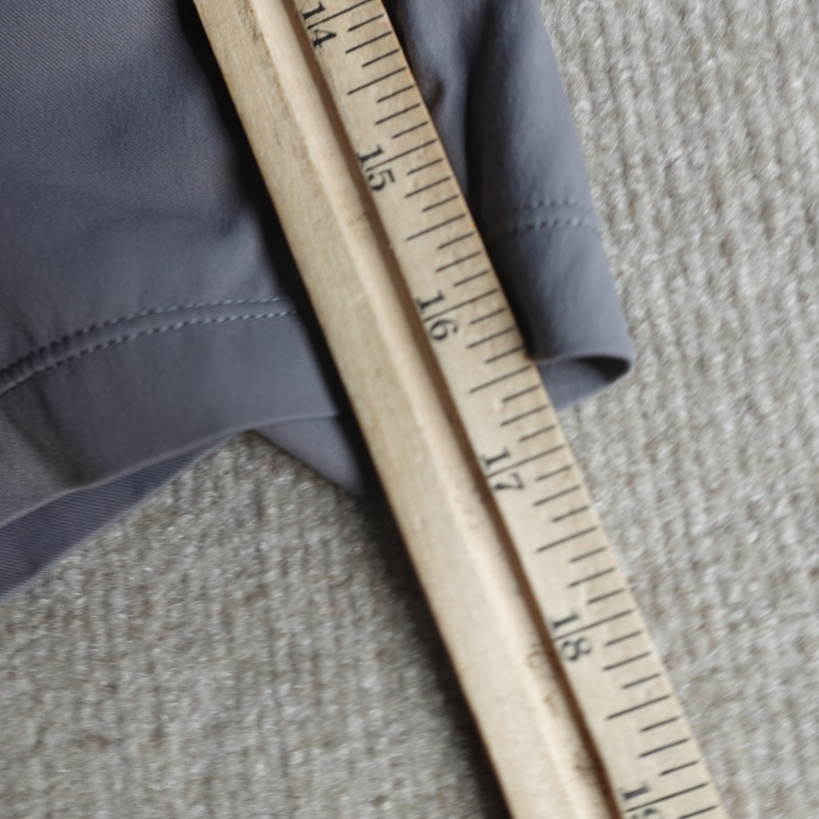 Birddogs Shorts Large Gray Solid Lined Chino Boom… - image 4