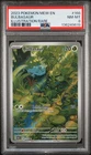 2023 POKEMON MEW EN-151 ILLUSTRATION RARE #166 BULBASAUR PSA 8