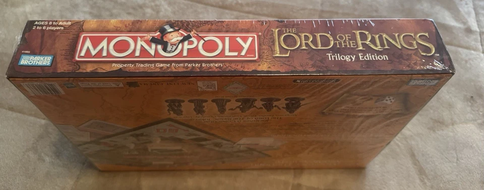 2003 Lord Of The Rings Monopoly Game Trilogy Edition NIB Sealed Never Opened - Image 3 of 4