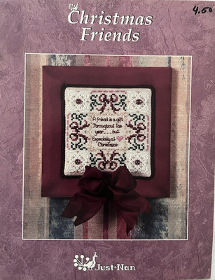 Just Nan Counted Cross Stitch Chart Christmas Friends JN095 2001