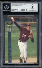 Derek Jeter Rookie Card 1992 Classic Four Sport #231 BGS 9. rookie card picture