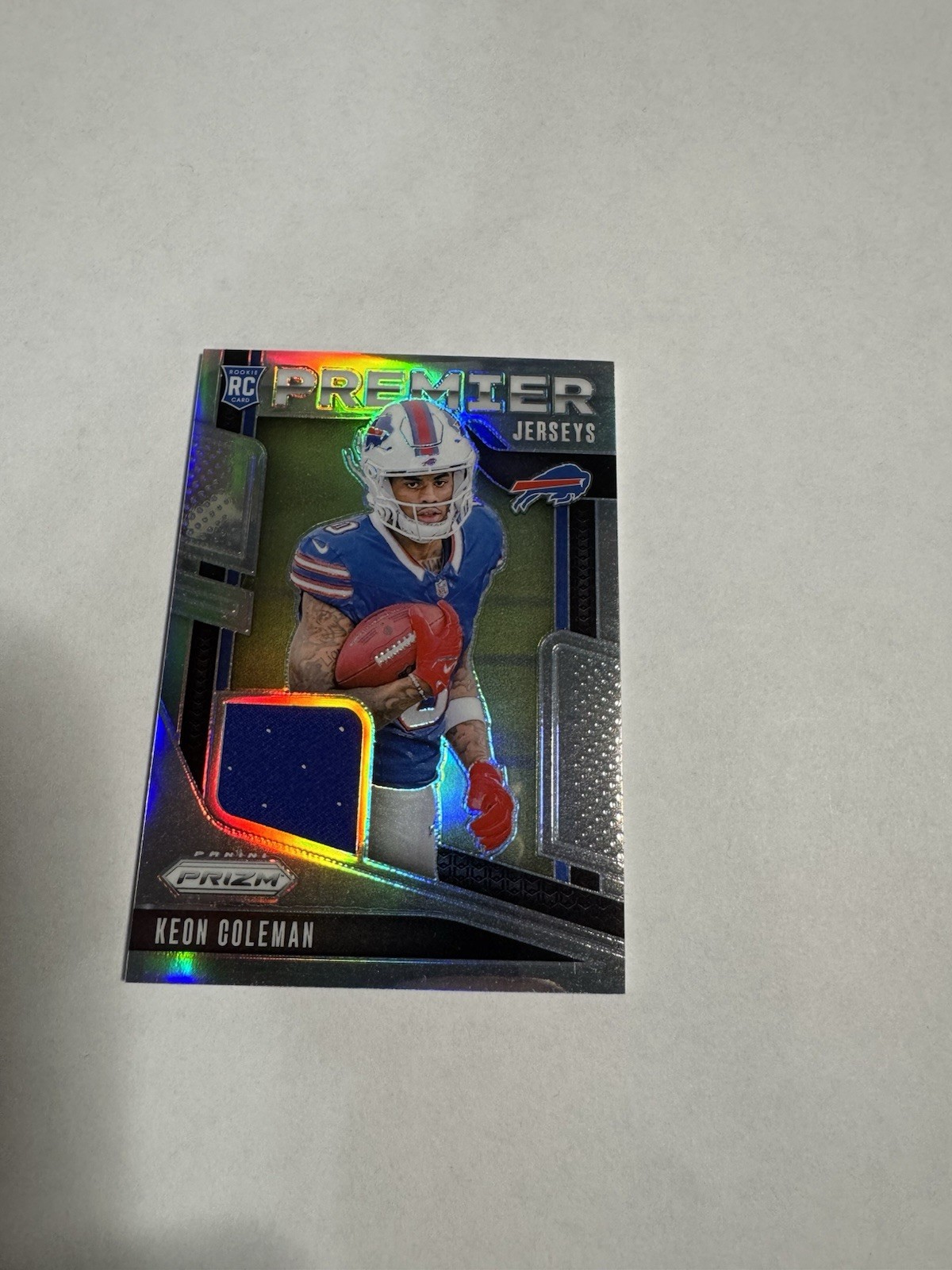 2024 Panini Prizm - Premier Jerseys Keon Coleman #PJ-KCN (MEM, RC)