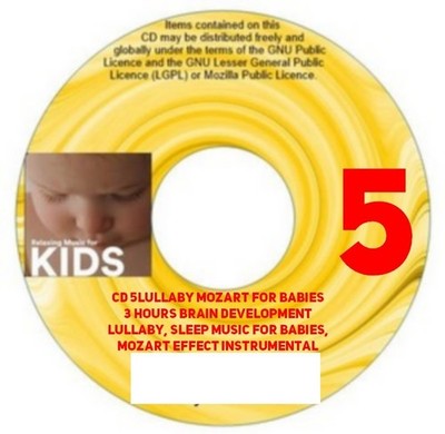 CD 5 75 Min Soothing Music Box Lullaby for Babies Gentle Sleep Music Baby Gift