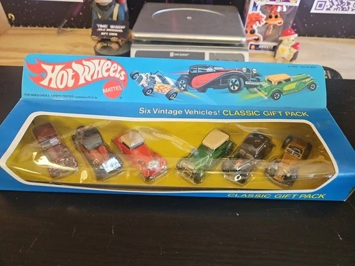 Brand New 1982 HOT WHEELS CLASSIC GIFT PACK SIX VINTAGE VEHICLES 9855 9035