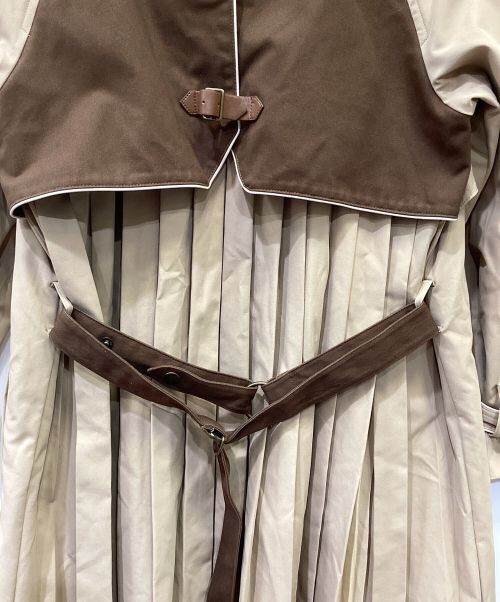 Ameri                    back pleated trench coat… - image 5