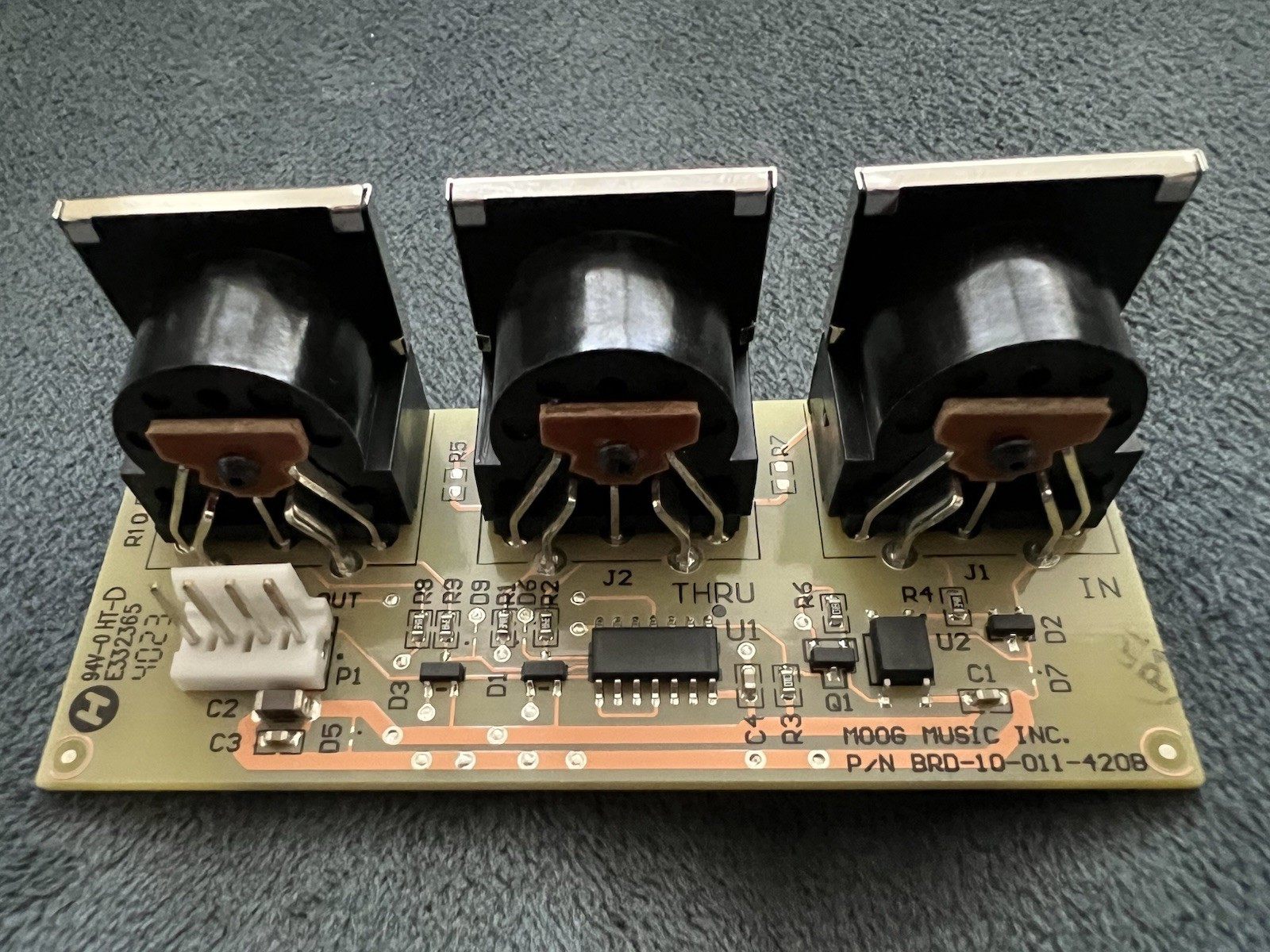 Moog Music Voyager PCB, MIDI BRD-10-011-420B, Synthesizer