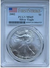 2002 Silver Eagle - FIRST STRIKE - PCGS MS69