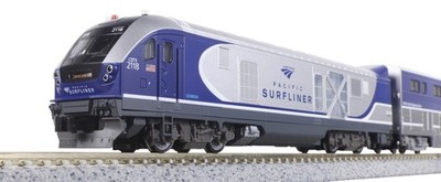 KATO N Scale SC-44 Charger Amtrak Pacific Surfliner 8-Car