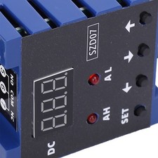 ⁺DC Digital Ammeter Current Sensor Switch Overlimit Alarm Overload Protection