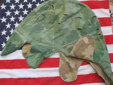 ORIGINAL 1967 US ARMY USMC Issue Vietnam war m1 h3lmet cover Mitchell leaf camo