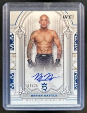 2024 Topps Royalty UFC Bryan Battle Imperial Ink Blue Auto #/25