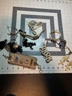 Vintage Lot Of Costume Jewelry Watch Earrings Bracelets Etc