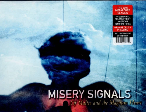 MISERY SIGNALS -Of Malice & Magnum Heart (LP) SEALED*ORANGE VINYL*10 TRACKS*DING