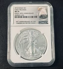 2016 Eagle S $1 NGC MS 70 Early Releases 30th Anniversary 1 oz .999 Silver Coin