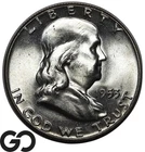 1953 Franklin Half Dollar, Solid Gem BU++